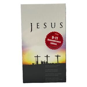 JESUS - 9-11 Remembrance Edition Featuring FDNY Heroes 1999 Film VHS New Sealed